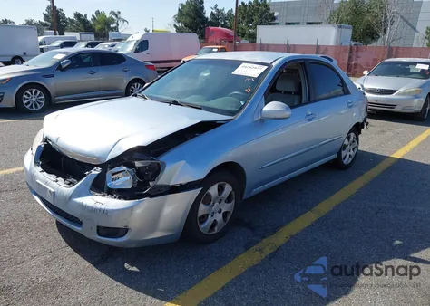 2007 Kia Spectra Ex z USA, uszkodzony, nr VIN KNAFE122375485907